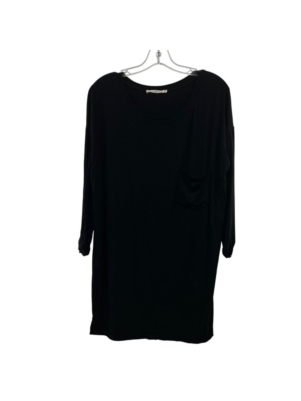 Ellison Women's Tunic Top 3/4 Sleeve Black Size Medium
